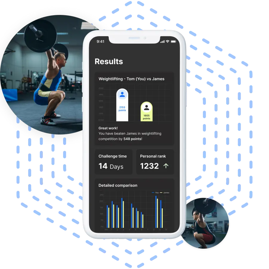 Compete with your friends, train with your heroes